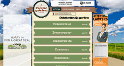 Desktop Screenshot of cijenegoriva.info